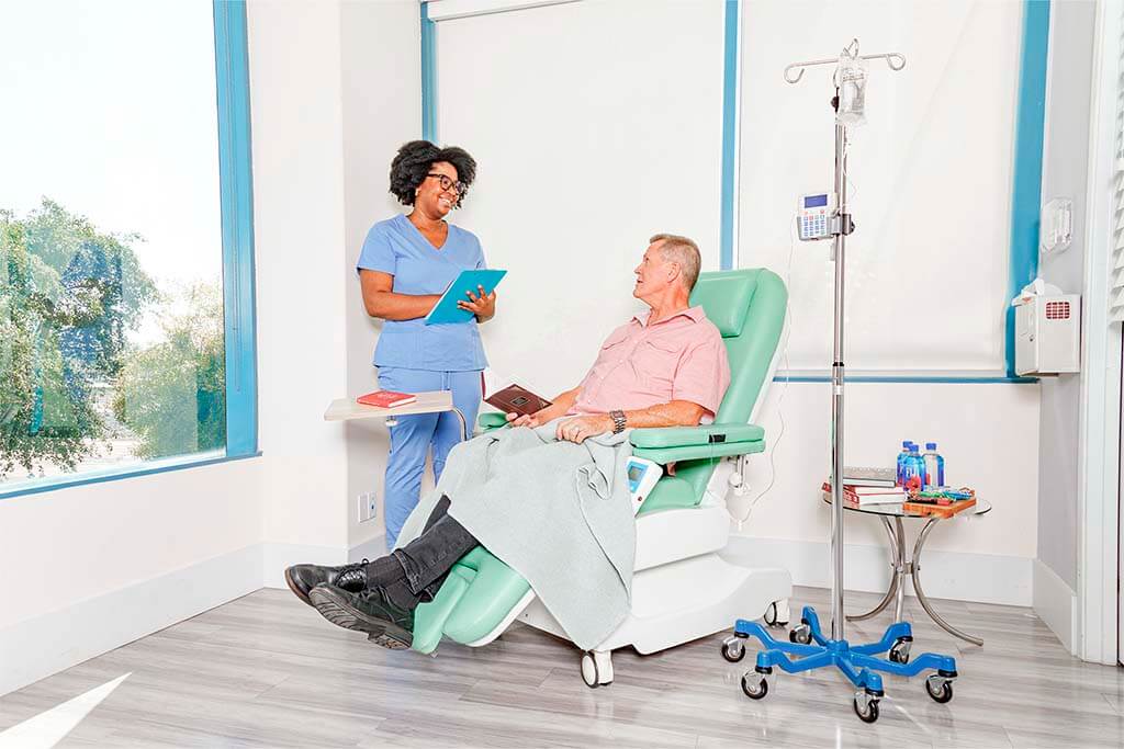 Individual consultation and screening for mobile vitamin drip appointments